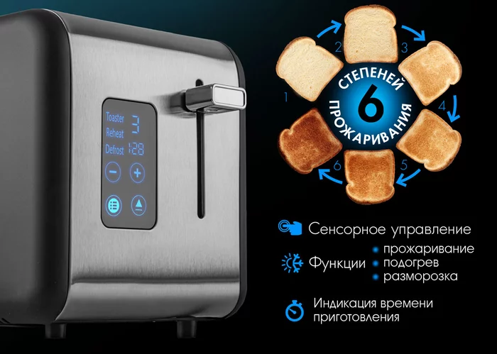 Тостер электрический Tuarex TK-6002