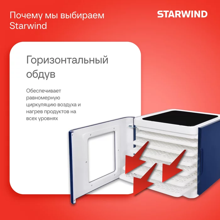 Сушилки для фруктов и овощей Starwind