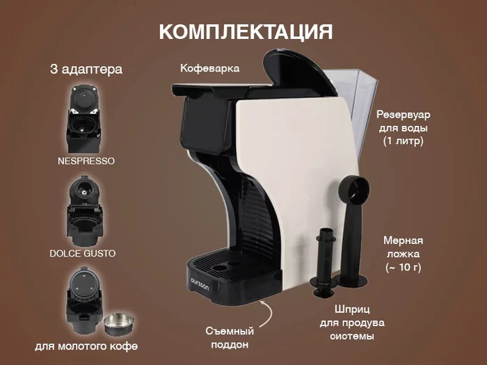 Кофеварки Oursson