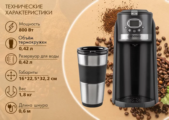Кофеварка капельного типа Endever COSTA-1043