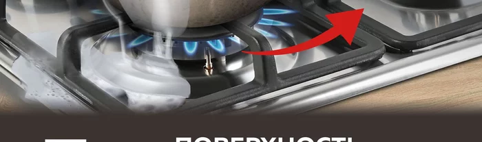 Варочная панель газовая встраиваемая Gfgril GF-HBG114IN