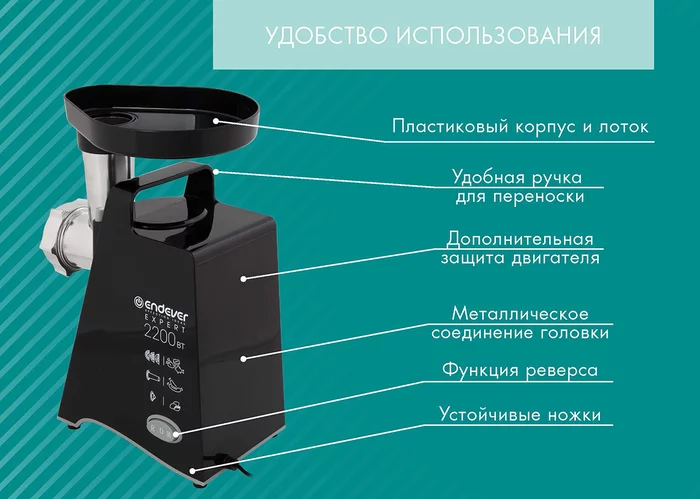 Электрическая мясорубка Endever Sigma-54