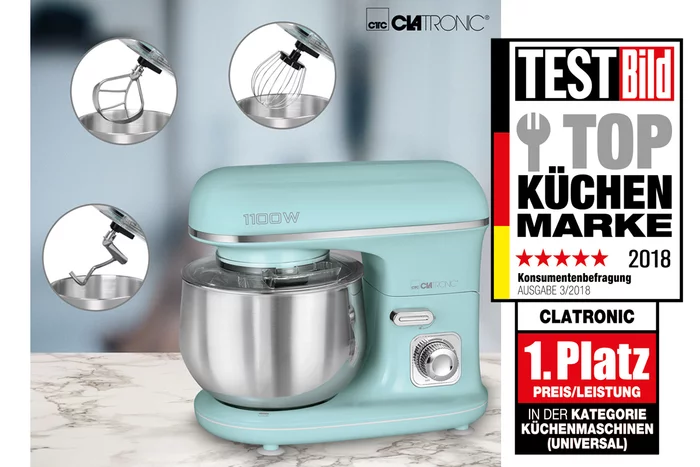 Кухонный комбайн Clatronic KM 3711 mint-grun