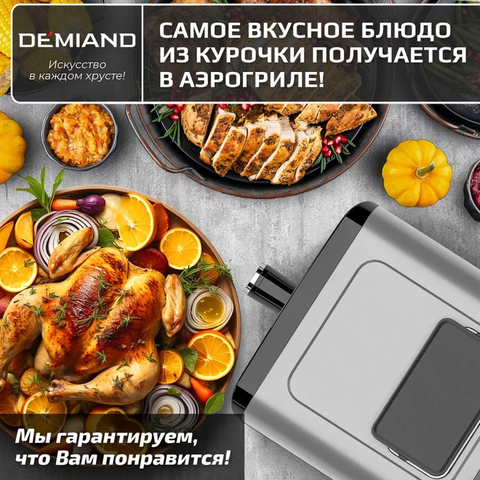 Аэрогриль Demiand SANDERS c Wifi управлением, с технологией приготовления с паром