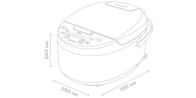 Мультиварка 5 в 1 Gfgril GFM-400