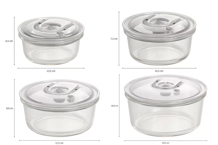 Набор вакуумных контейнеров CASO VacuBoxx R-set
