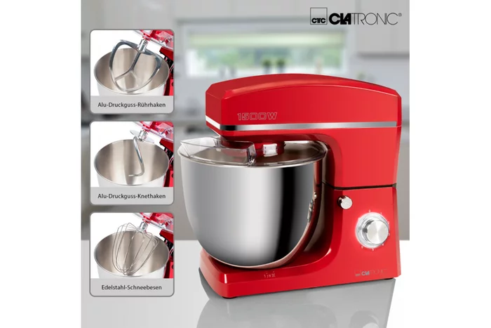 Кухонный комбайн  Clatronic KM 3765 red