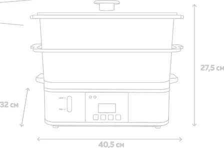 Пароварка Gfgril GFS-9D
