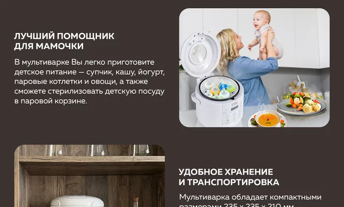 Мультиварка 3 в 1 Gfgril GFM-200