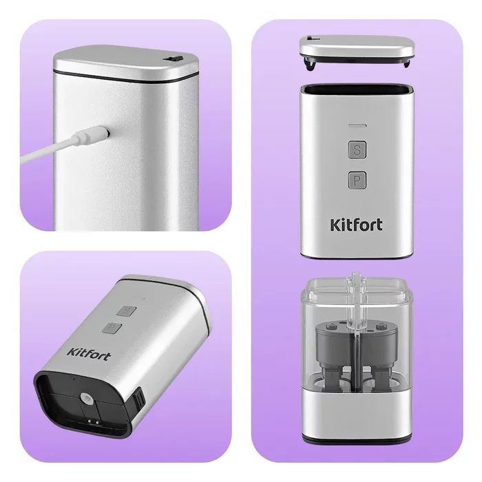 Автоматическая мельница для соли и перца Kitfort КТ-6487