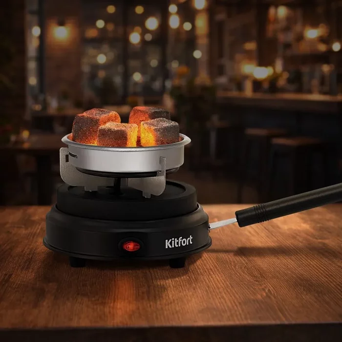 Электрическая плита для розжига углей для кальяна Kitfort КТ-5424