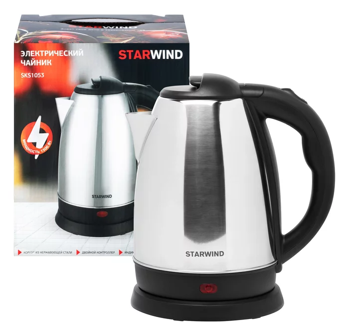 Чайник электрический Starwind SKS1053 1.8л. 1500Вт
