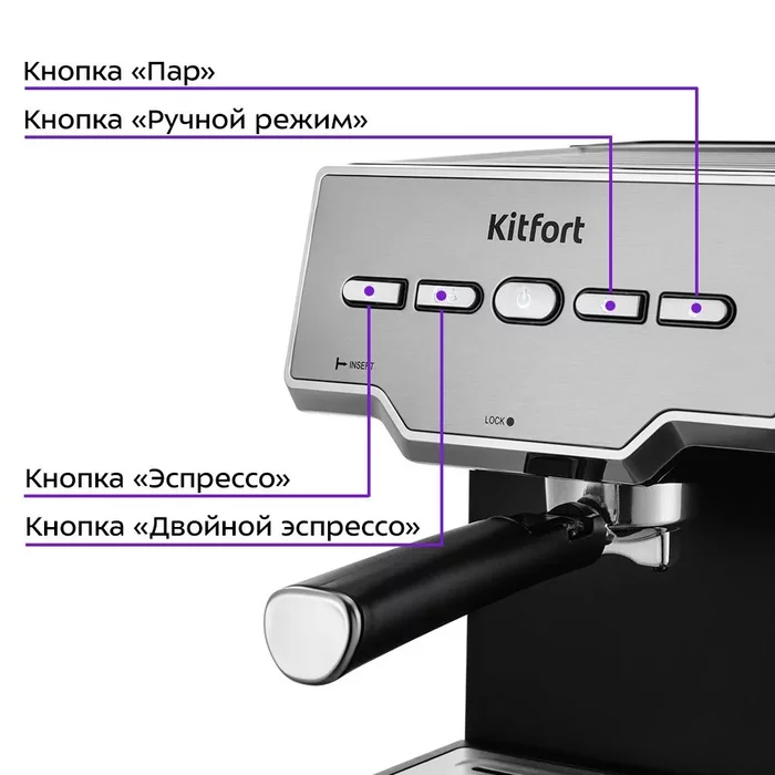 Кофеварка Kitfort КТ-7255