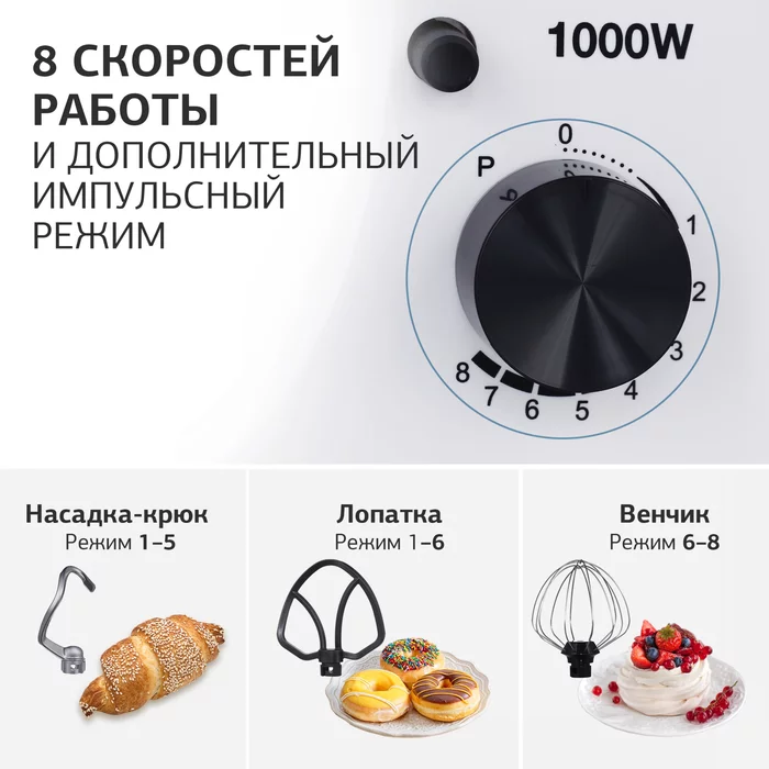 Миксер планетарный Hyundai HYM-S4451