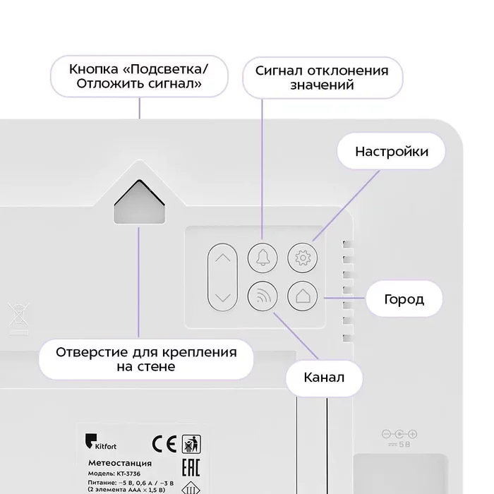 Метеостанция Kitfort КТ-3736