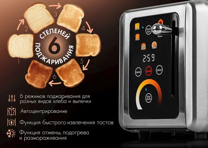 Электрический тостер Endever SkyLine ST-125