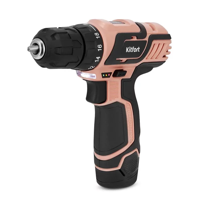 Аккумуляторная дрель-шуруповерт Kitfort КТ-6493