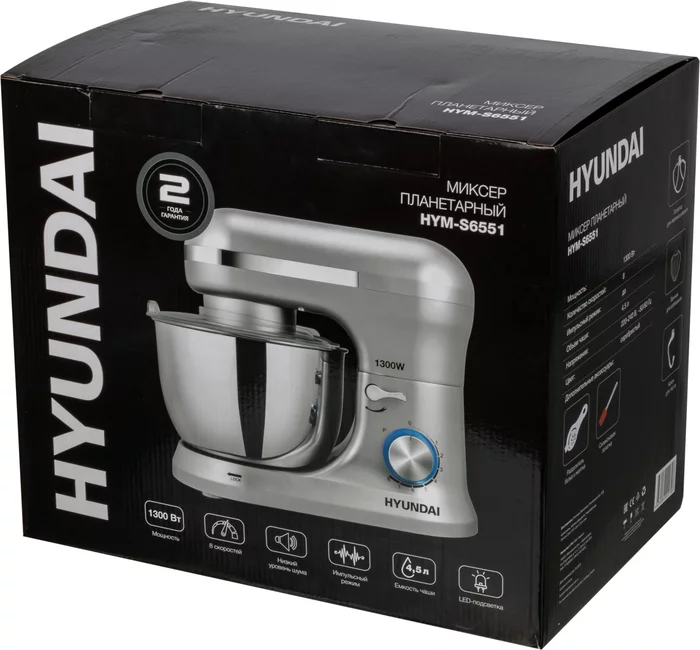 Миксер планетарный Hyundai HYM-S6551
