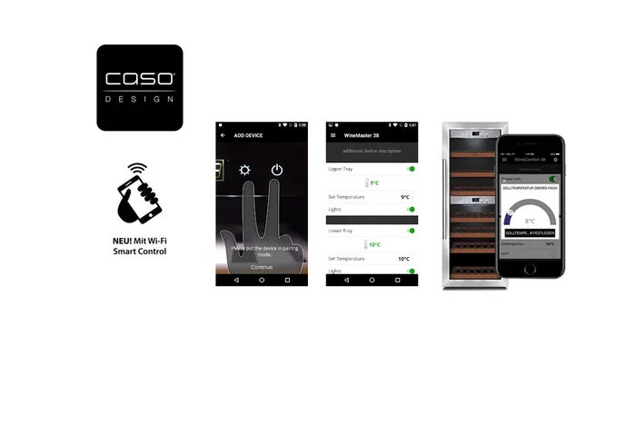 Винный холодильник CASO WineChef Pro 180