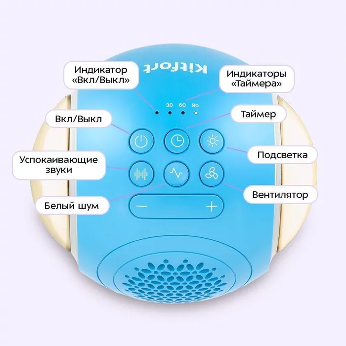 Генератор белого шума «2 в 1» Kitfort КТ-3757