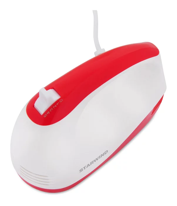 Миксер ручной Starwind SHM-251 250Вт белый/коралловый