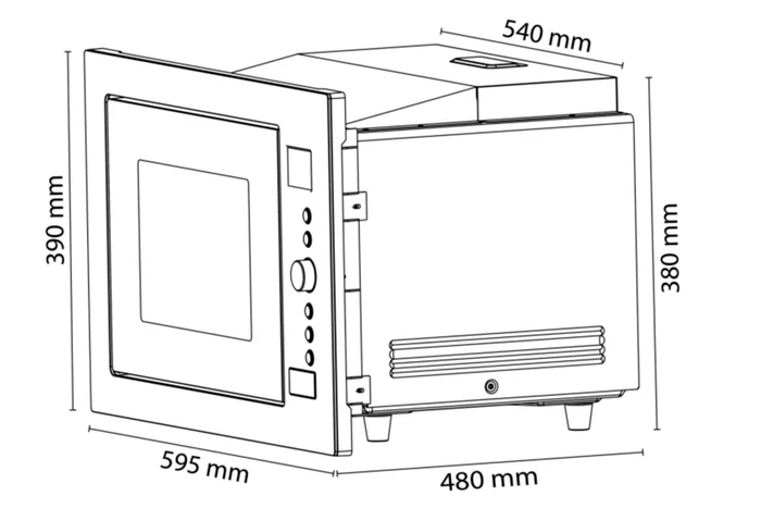 Микроволновая печь CASO EMCG 32