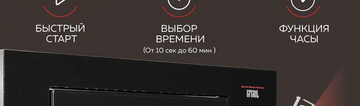Микроволновая печь Gfgril GF-MWO2370BI
