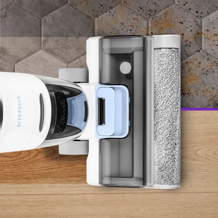 Вертикальный беспроводной моющий пылесос Kitfort КТ-5254