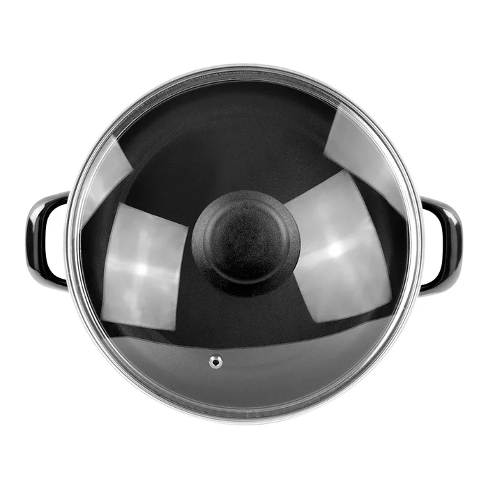 Кастрюля низкая Vitrinor Black 24