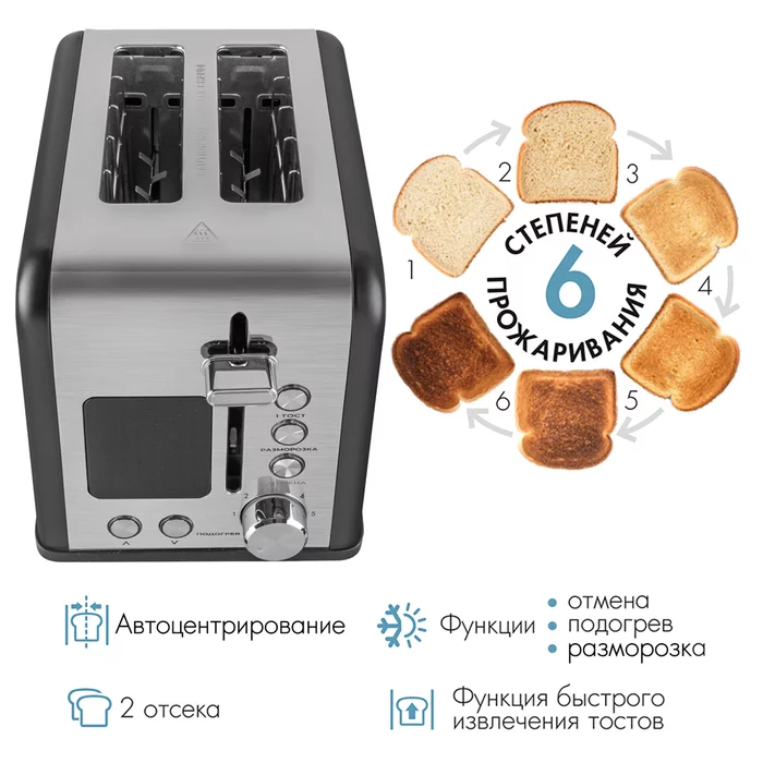 Тостер электрический Tuarex TK-6003