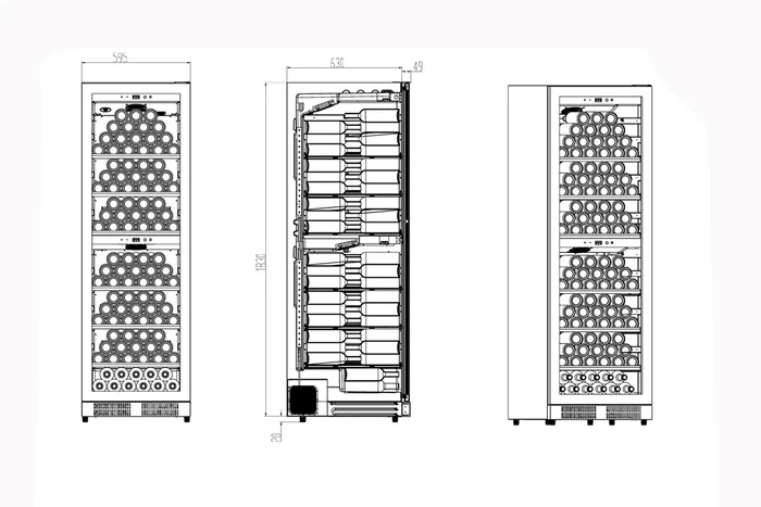 Винный холодильник CASO WineChef Pro 180 black