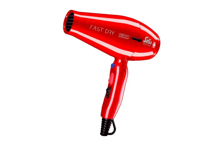 Фен Solis Fast Dry, red