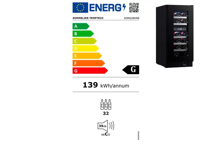 Винный шкаф Temptech SOMQ38DRB