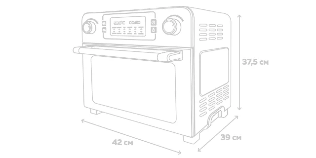 Мини-печь Gfgril GFAO-700
