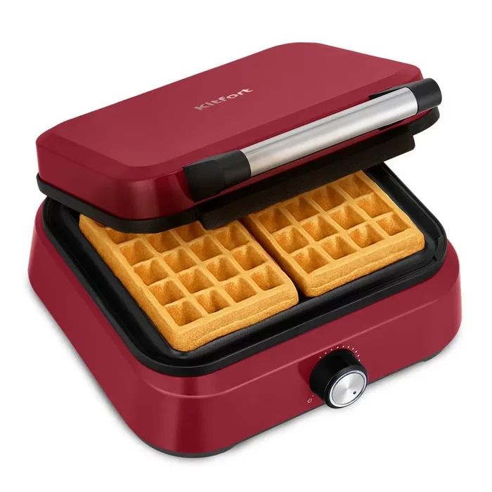 Вафельница для бельгийских вафель Kitfort КТ-4634