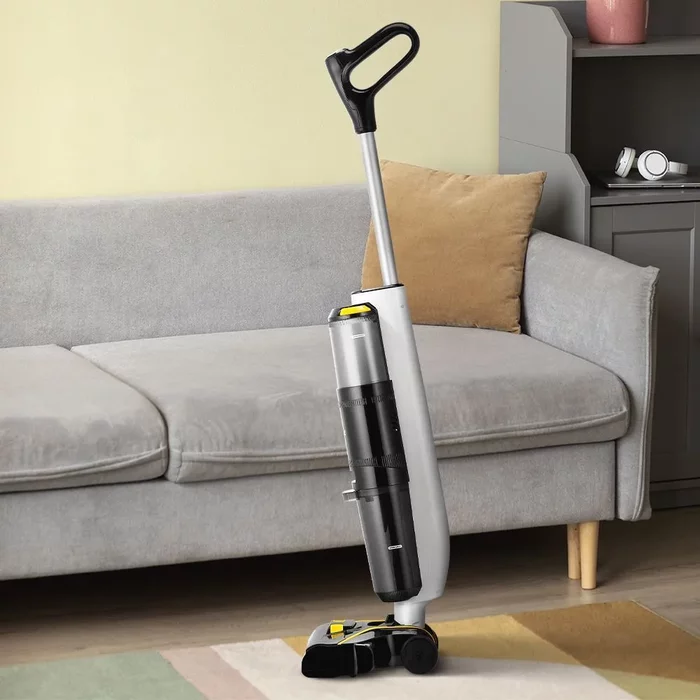 Вертикальный беспроводной моющий пылесос Kitfort КТ-5220