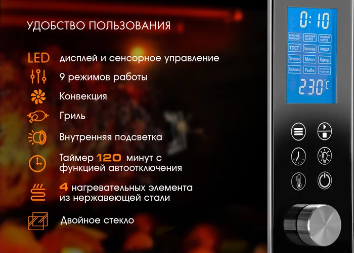 Мини-печь Endever Danko-4039