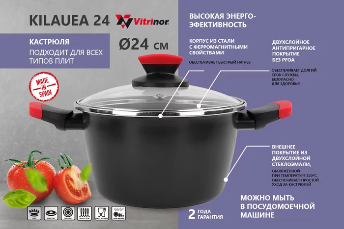 Кастрюли Vitrinor