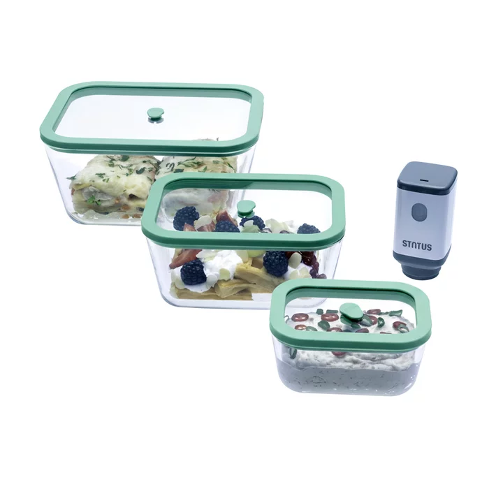 Набор вакуумных контейнеров STATUS Viva set 4 mint