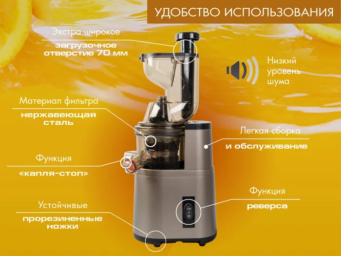 Соковыжималка шнекового типа Endever Sigma 101