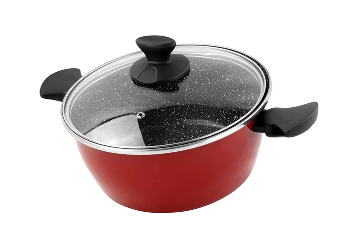 Кастрюля низкая Vitrinor Cerise Pierre 24