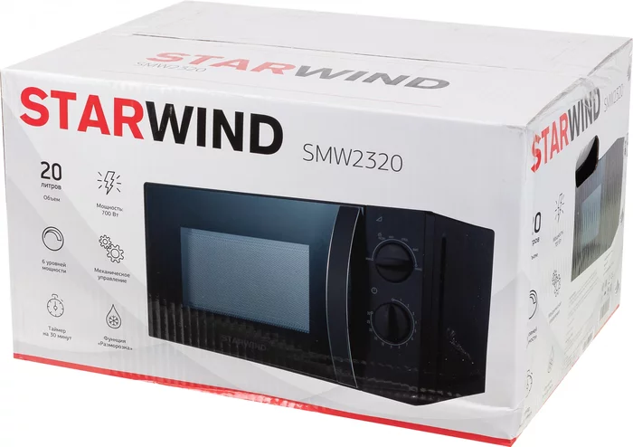 Микроволновая Печь Starwind SMW2320 20л. 700Вт черный