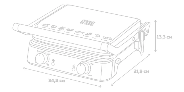 Электрический гриль Gfgril GF-151