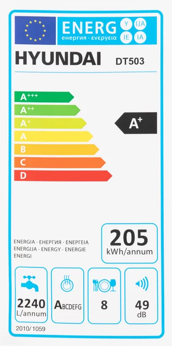 Посудомоечная машина Hyundai DT503