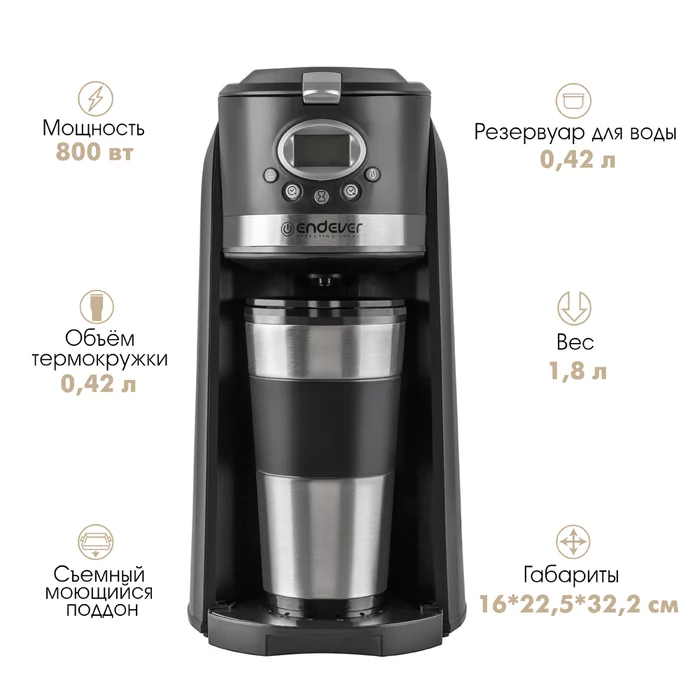 Кофеварка капельного типа Endever COSTA-1043