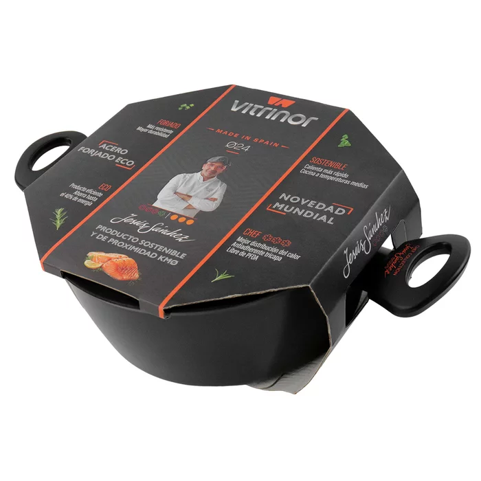 Кастрюля низкая Vitrinor V-Forged 24