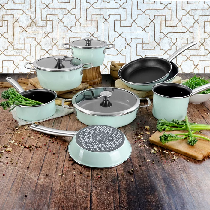 Кастрюля низкая Vitrinor Nordic Mint 28