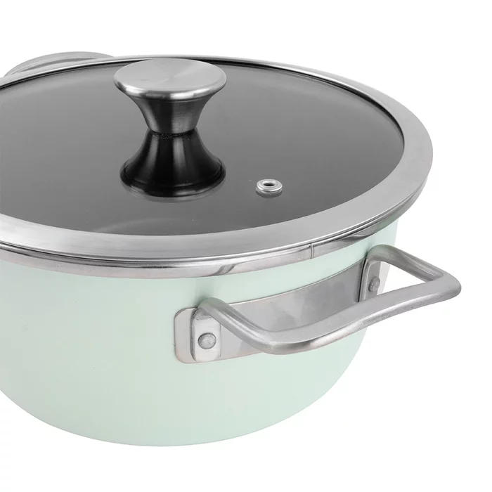 Кастрюля низкая Vitrinor Nordic Mint 28