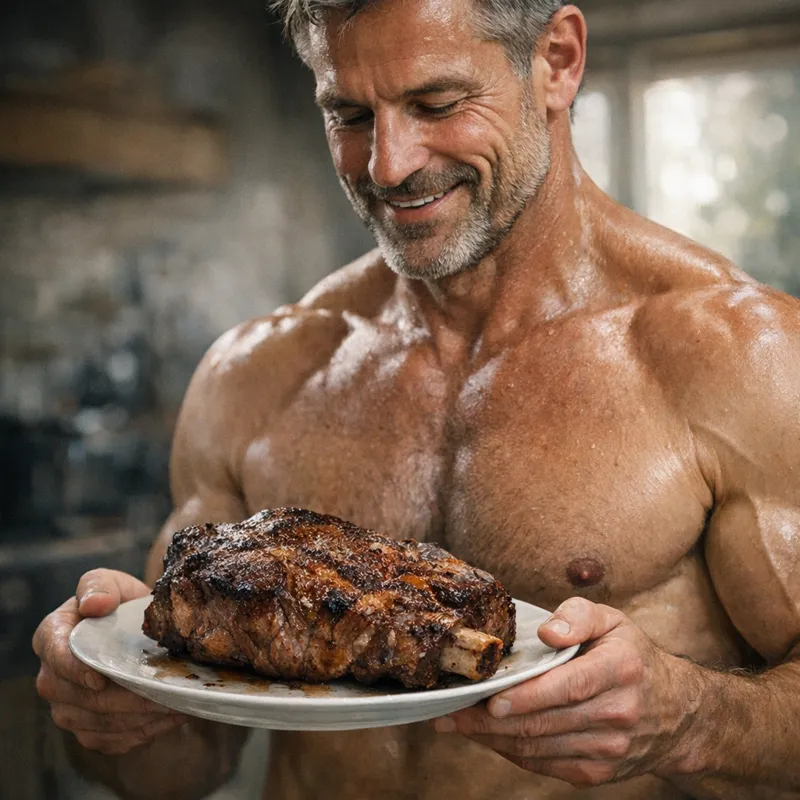 Энди: 3 мифа о наборе мышечной массы на карнивор-диете