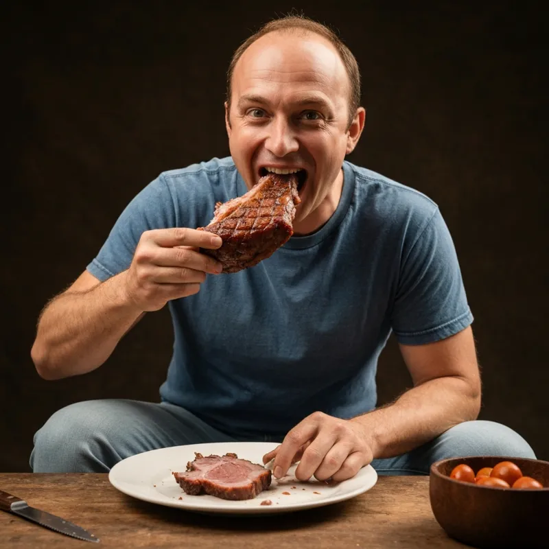 Рафаэль: может ли мясо действительно помочь победить пищевую зависимость? 🥩